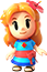 Marin is a young girl who lives in Mabe Village with Tarin - Characters in Links Awakening - Basics - Links Awakening Guide