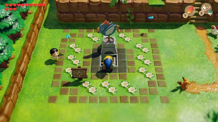 Go to the square where you met the singing Marin before - Eagles Tower | Links Awakening Walkthrough - Walkthrough - Links Awakening Guide