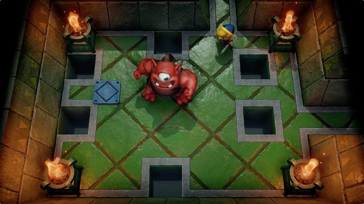 Watch out for Sparks and go down to the next chamber - Eagles Tower | Links Awakening Walkthrough - Walkthrough - Links Awakening Guide