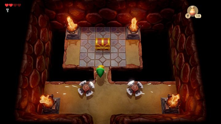 Kill all monsters to reveal stairs to the lower level of the cave - Tail Cave | Links Awakening Walkthrough - Walkthrough - Links Awakening Guide