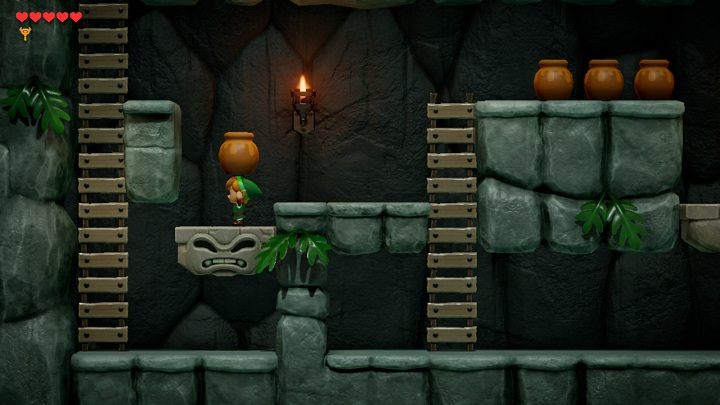 Come back up and go through the door on the right - Bottle Grotto | Links Awakening Walkthrough - Walkthrough - Links Awakening Guide