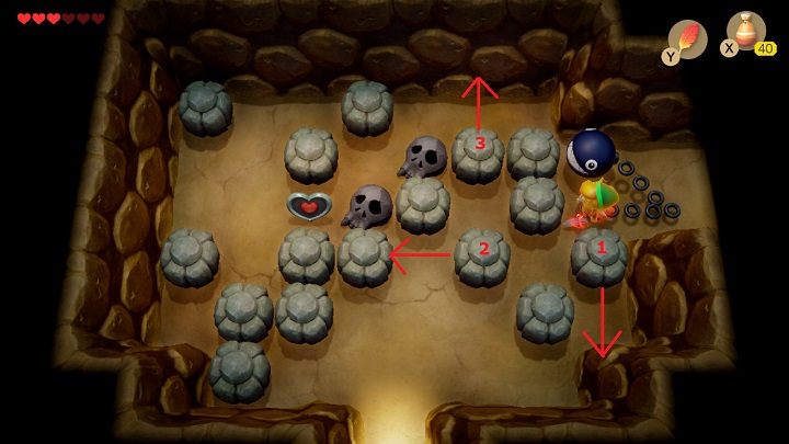 Come back to the surface and go down - Key Cavern | Links Awakening Walkthrough - Walkthrough - Links Awakening Guide