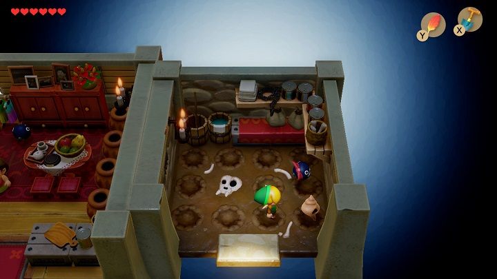 In the northeast of the Marins House, you will find a Store - Key Cavern | Links Awakening Walkthrough - Walkthrough - Links Awakening Guide