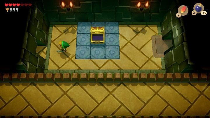 Jump down left and go through the door near the Owl Statue - Key Cavern | Links Awakening Walkthrough - Walkthrough - Links Awakening Guide