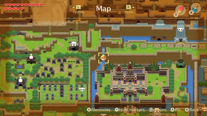 You can find another Secret Seashell deep underwater near the waterfall behind Kanalet Castle - Turtle Rock | Links Awakening Walkthrough - Walkthrough - Links Awakening Guide