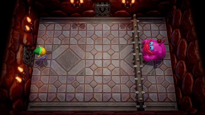 Spike Roller is a Mini-Boss from Tail Cave and Turtle Rock - Spike Roller | Boss in Links Awakening - Bosses - Links Awakening Guide