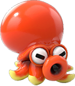 Octoroks are slow, weak enemies that crawl along the ground and occasionally shoot a single stone at you - Enemies in Links Awakening - Basics - Links Awakening Guide