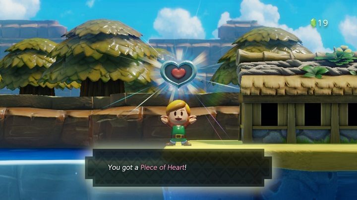 #4 Inside a small fish in the fishing mini-game - Pieces of Heart in Links Awakening - Collectibles - Links Awakening Guide