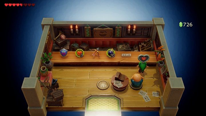 #6 Available in shop for 200 rupees - Pieces of Heart in Links Awakening - Collectibles - Links Awakening Guide