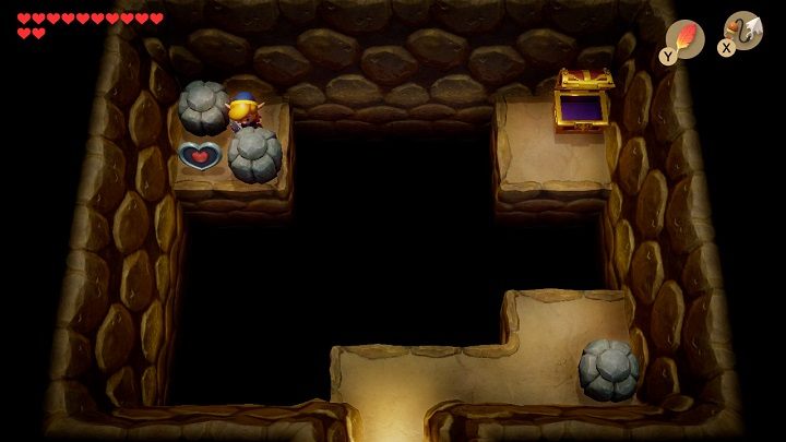 #8 In the cave in the northern edge of the forest - Pieces of Heart in Links Awakening - Collectibles - Links Awakening Guide