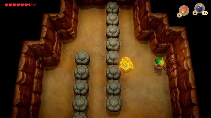 #12 In the cave in the southeast from the Fast Travel Point on the Ukuku Prairie - Pieces of Heart in Links Awakening - Collectibles - Links Awakening Guide