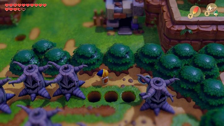 #14 In the north of Tabahl Wasteland, the area with the dead trees - Pieces of Heart in Links Awakening - Collectibles - Links Awakening Guide