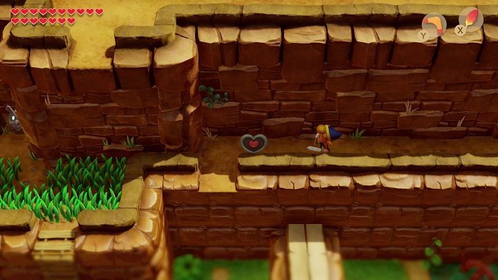 #31 On the left side from Mt - Pieces of Heart in Links Awakening - Collectibles - Links Awakening Guide