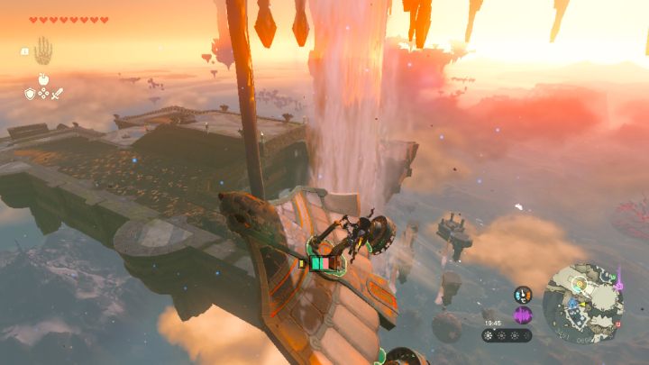 On one of the islands, you will find a Device Dispenser and several Zonai devices ready for use - Zelda TotK: Sidon of the Zora - Walkthrough - Zelda Tears of the Kingdom Guide