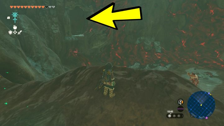 The next passageway is to the left - Zelda TotK: Destroy Ganondorf - Walkthrough - Zelda Tears of the Kingdom Guide