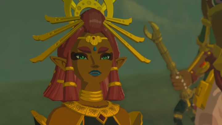 Together with Riju, you will defend Gerudo Town and solve the mystery of the 4 pillars in the Gerudo desert - Zelda TotK: Regional Phenomena - Walkthrough - Zelda Tears of the Kingdom Guide