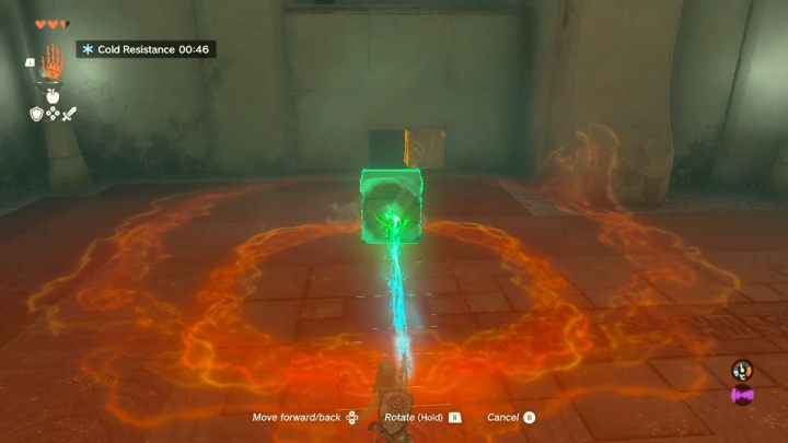 Use Ultrahand and take out the wooden crate - Zelda TotK: Gutanbac Shrine - Sky - Zelda Tears of the Kingdom Guide