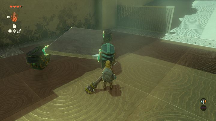 On the other side there's an unfinished vehicle - Zelda Tears of the Kingdom: Susuyai Shrine - Surface - Zelda Tears of the Kingdom Guide