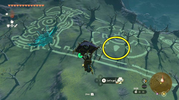 The third Tear of the Dragon is northeast of Lookout Landing - Zelda TotK: The Dragons Tears - Walkthrough - Zelda Tears of the Kingdom Guide