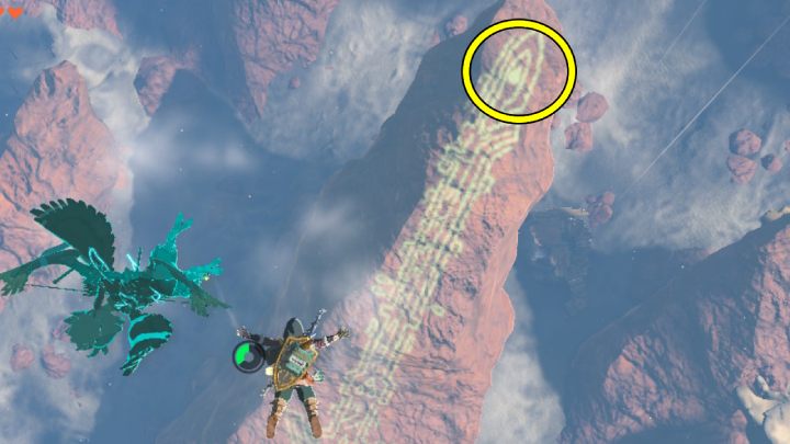 The eleventh Tear of the Dragon is near the Eldin Mountains - Zelda TotK: The Dragons Tears - Walkthrough - Zelda Tears of the Kingdom Guide