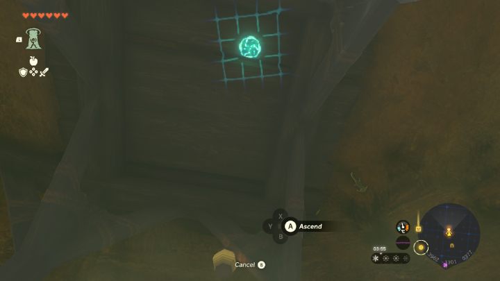 The entrance to this tower will be blocked by snow - Zelda TotK: Skyview Tower Map - Secrets and Collectibles - Zelda Tears of the Kingdom Guide