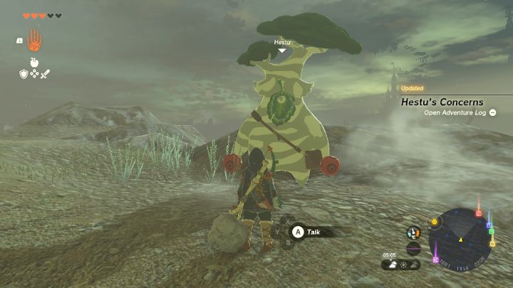 You can come across Hestu completely by accident - Zelda TotK: How to catch a Dandelion? - FAQ - Zelda Tears of the Kingdom Guide