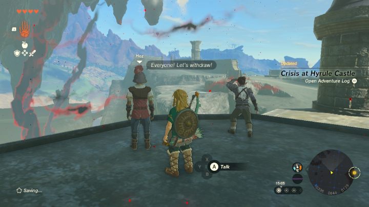 After talking to Captain Hoz, return to Purah at Lookout Landing - Zelda TotK: How to get a paraglider? - FAQ - Zelda Tears of the Kingdom Guide