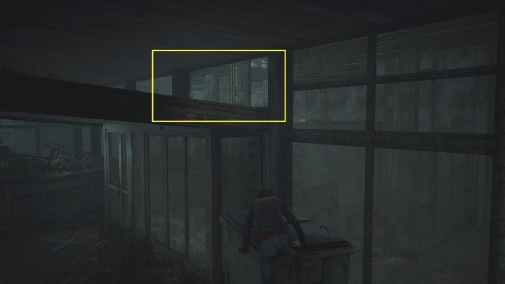 Keep pushing the container until it is right at the entrance - The Medium: Journey to the hotel - walkthrough - Walkthrough - The Medium Guide