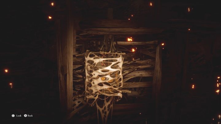 Approach the crate hanging on the opposite wall - The Medium: A secret room - walkthrough - Walkthrough - The Medium Guide