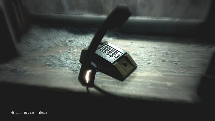 You need to walk up to the windowsill, grab the telephone receiver, and position it so that the bright crack starts to pulse/glow - The Medium: Echoes of a mysterious caller - list - Secrets and Collectibles - The Medium Guide