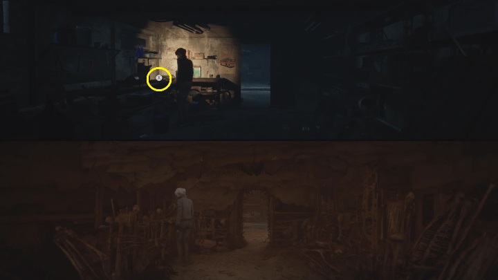 Location: in the workshop, in front of the Red House - The Medium: Notes from a troubled man - list - Secrets and Collectibles - The Medium Guide