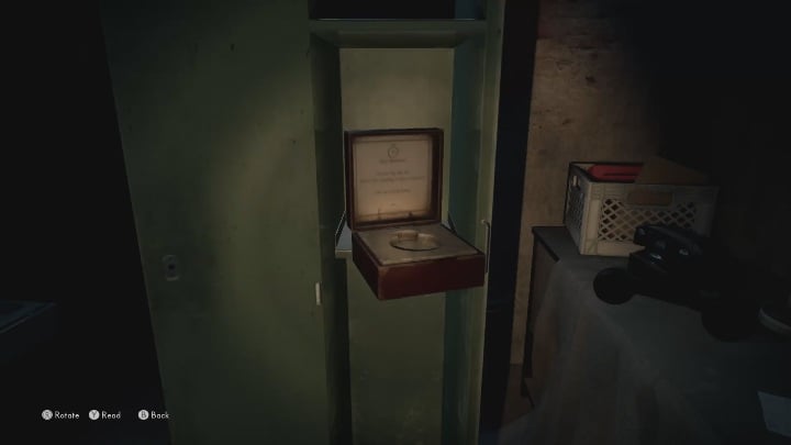 The next step is to open the metal cabinet - The Medium: Basement - walkthrough - Walkthrough - The Medium Guide