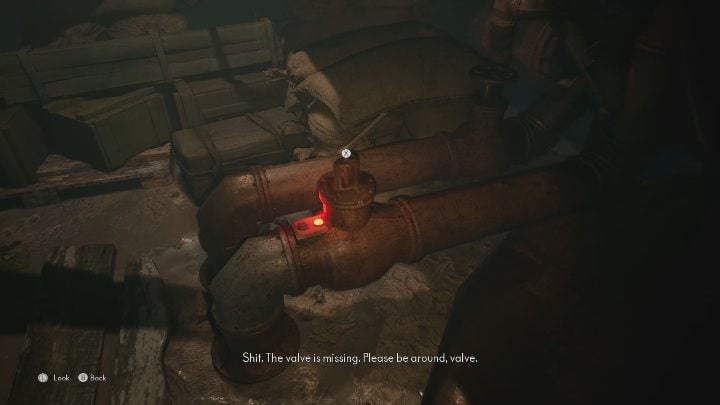 When you reach the next pipe, you will see that you have no way to unscrew it - The Medium: Basement - walkthrough - Walkthrough - The Medium Guide