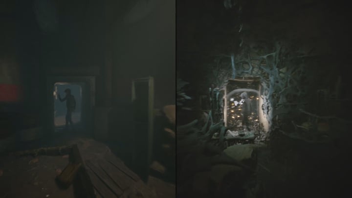 Before leaving, use a spirit shield to avoid the moths - The Medium: Basement - walkthrough - Walkthrough - The Medium Guide