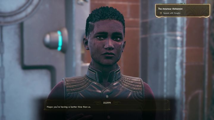 You unlock this mission when talking with Lillian, whos near the exit of the secret laboratory - Journey into Smoke | The Outer Worlds side quest - Roseway - The Outer Worlds Guide