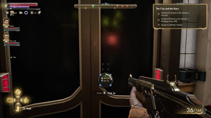 To get inside, you can go to the specified location - The City and the Stars | The Outer Worlds Walkthrough - Phines questline - The Outer Worlds Guide