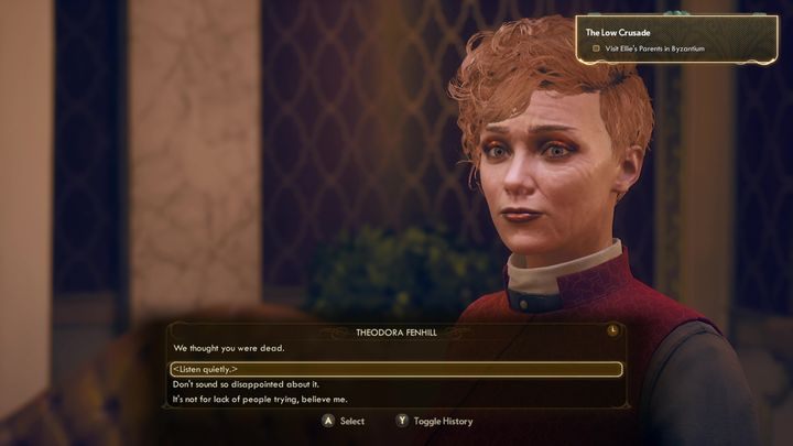 If you chose to do so, you will have to go with Ellie on Byzantium - The Low Crusade | The Outer Worlds Companion quest - Ellie - The Outer Worlds Guide