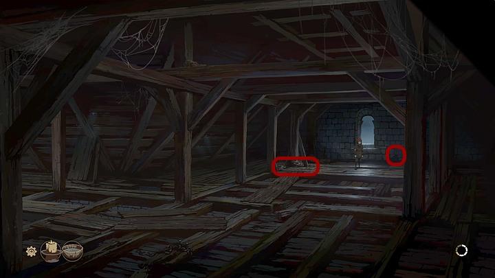 Read the text (right side of the window) – inscription will be added to your “Items” tab - Chapter Five - Man in flames - Book One: From the Ashes - The Pillars of the Earth Game Guide