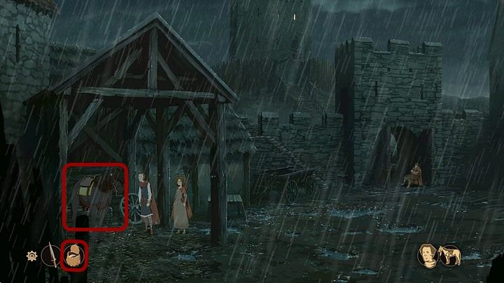 Petting the horse wont be enough - Chapter Eight - Aliena (Earlscastle yard; walls) - Book Two: Sowing the Wind - The Pillars of the Earth Game Guide