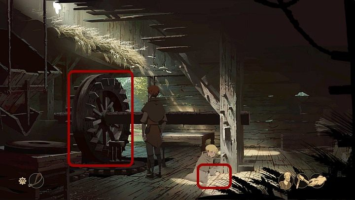 Look at Johnathan and check out what he is playing with - Chapter Ten - The Rise of Kingsbridge (Kingsbridge - 5 years later) - Book Two: Sowing the Wind - The Pillars of the Earth Game Guide