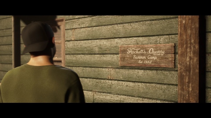 Chapter: Chapter 1 - The Quarry: Camp History - clues, location and list of all cards - Secrets - The Quarry - Game Guide