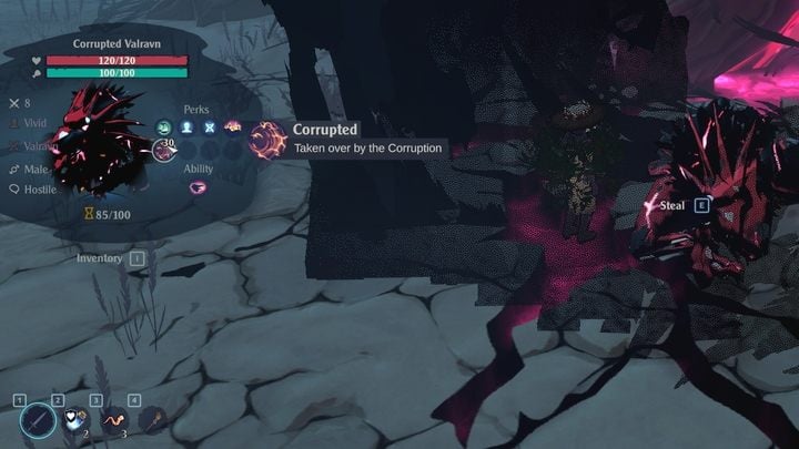 Healing Valravn is the more challenging solution - The Serpent Rogue: The Corrupted Land - walkthrough - Walkthrough - The Serpent Rogue Guide