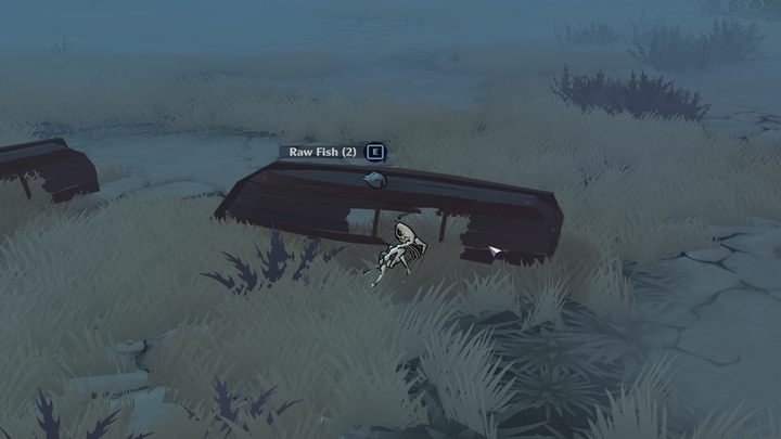 You can retrieve raw fish when you are in a rat form by searching tipped boats - The Serpent Rogue: Culinary ingredients - Cooking - The Serpent Rogue Guide