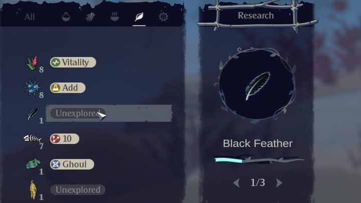 A living Valravn may carry a feather - The Serpent Rogue: Ingredients for brewing potions - list - Potions - The Serpent Rogue Guide