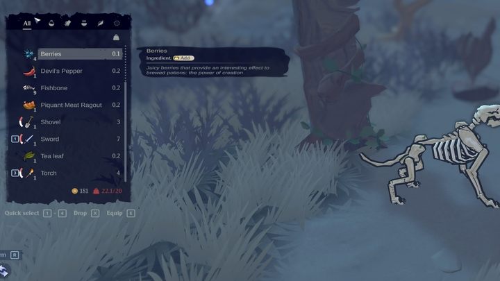 If you don't plan ahead, you'll encounter problems related to your carrying capacity - the smaller the animal, the less they can carry - The Serpent Rogue: Morphing living beings - Followers and Monsters - The Serpent Rogue Guide