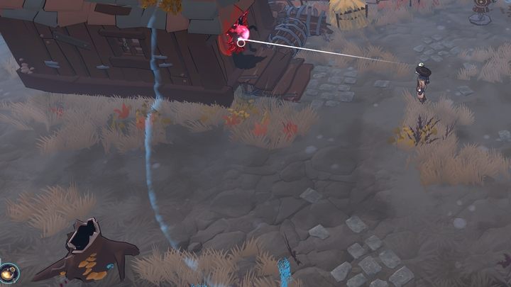 To find the recipe, you need to use a Purifying potion to destroy the Corruption mark on the door of the Abandoned House building - The Serpent Rogue: Tool and weapon recipes and descriptions - Tools - The Serpent Rogue Guide