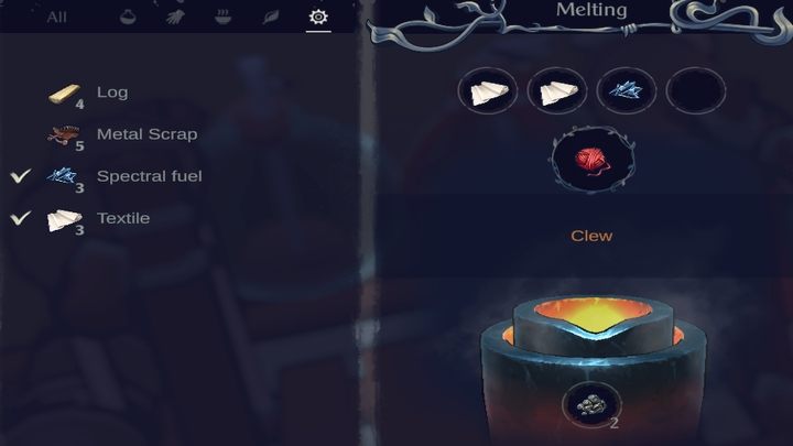 Recipe: 2x Textile + 1x Spectral Fuel - The Serpent Rogue: Tool and weapon recipes and descriptions - Tools - The Serpent Rogue Guide