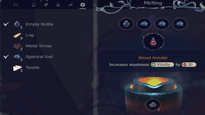 Recipe: Water Bottle + 3x Spectral Fuel - The Serpent Rogue: Tool and weapon recipes and descriptions - Tools - The Serpent Rogue Guide