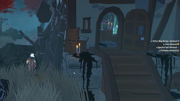 The recipe can be found in the Merchant's location, to the left of their house - The Serpent Rogue: Tool and weapon recipes and descriptions - Tools - The Serpent Rogue Guide