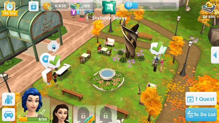 If youre playing with more than one sim, you should expect to get more money and advancing fasters - Playing with more than one sim | The life of a Sim - The life of a Sim - The Sims Mobile Game Guide